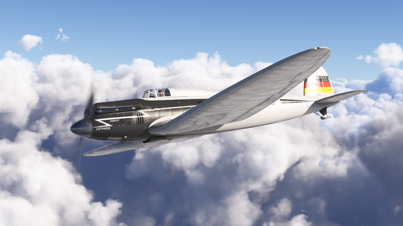 Microsoft Flight Simulator incorpora el Heinkel He 70 Blitz como Local Legend 25